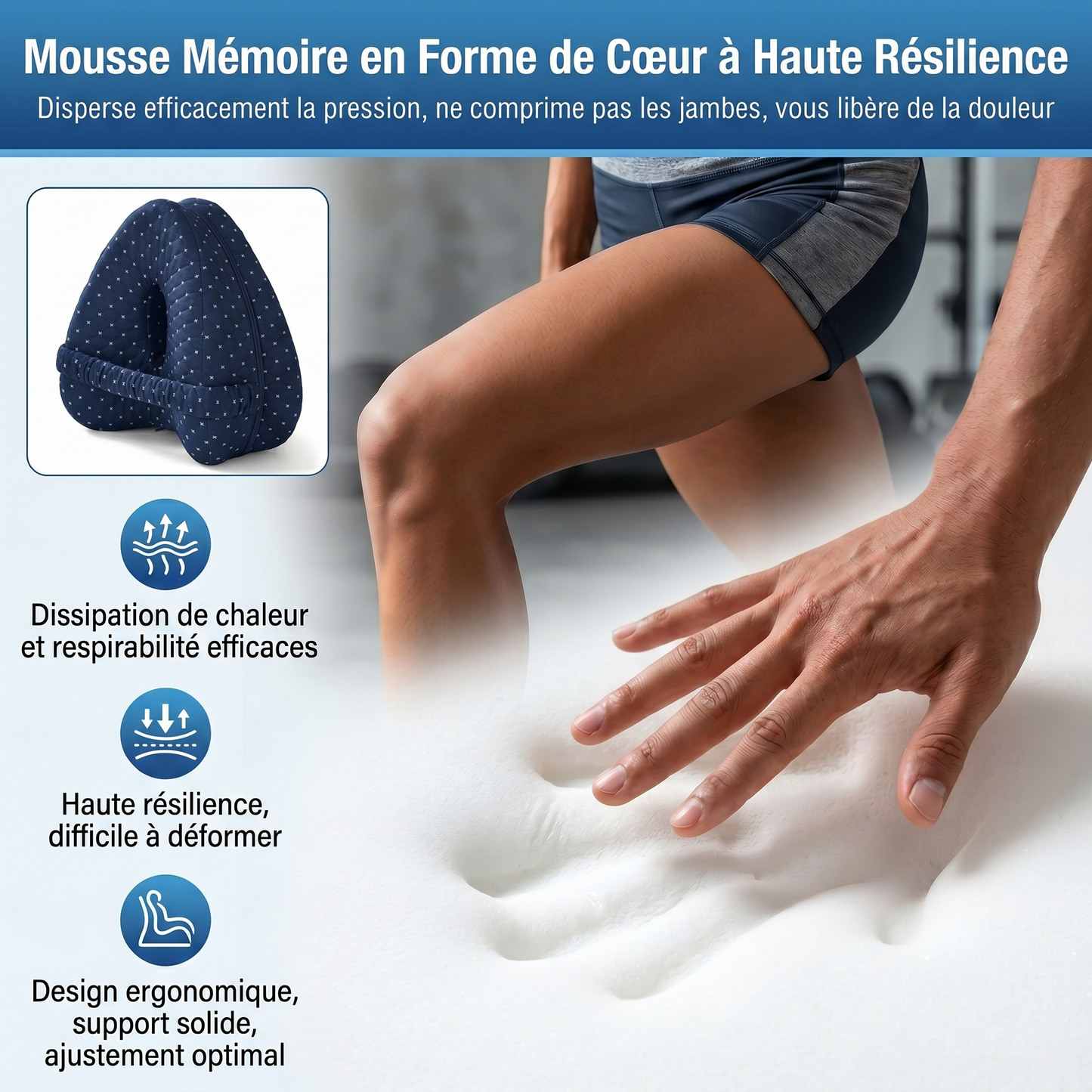 Aligno™ coussin d'alignement — le soutien qui accompagne tes nuits